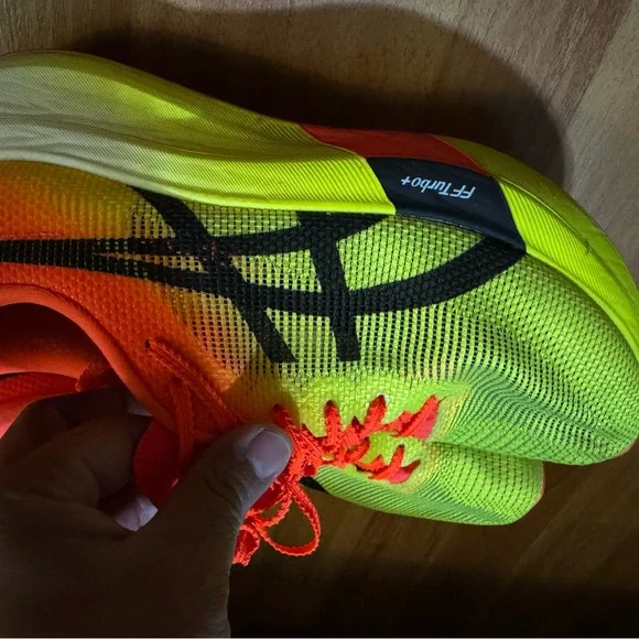 Asics Vibrant Orange Athletic Shoes - Picture 8 of 12